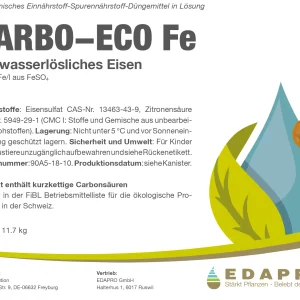 Eisen-Blattdünger Carbo-Eco-Fe 10 Liter