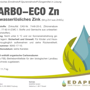 Zink-Blattdünger Carbo-Eco-Zn 10 Liter