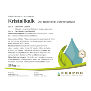 Kristallkalk Sonnenschutz – 25 kg
